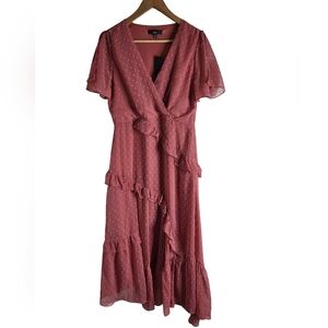 Lulu's Asymmetrical Pink Dress